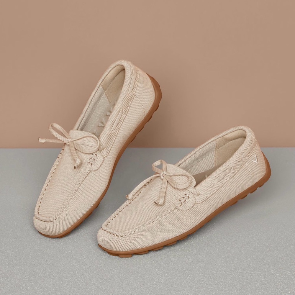 VIVAIA Square-Toe Loafers (Jackie)